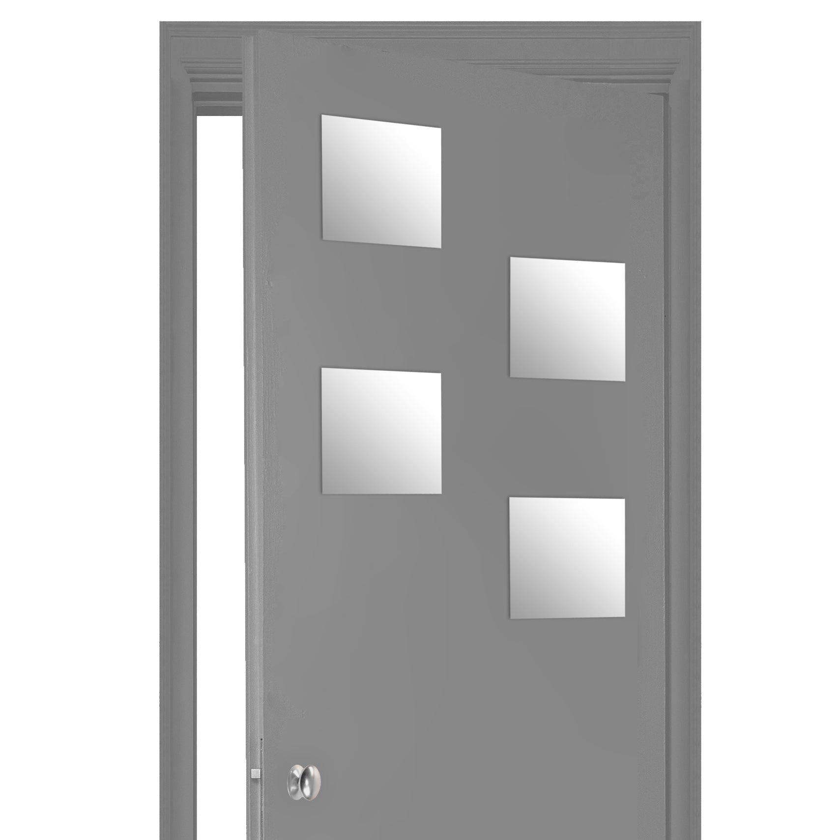 Set 4 specchi adesivi 20x20 4