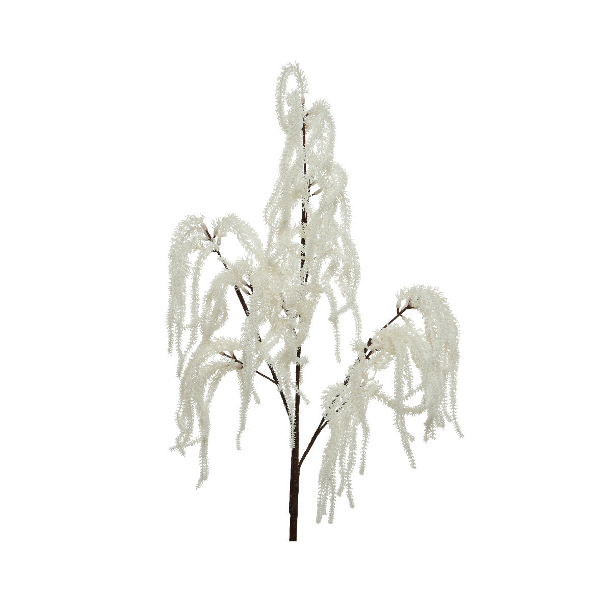 Ramo foglie bianche 30x15x85 cm