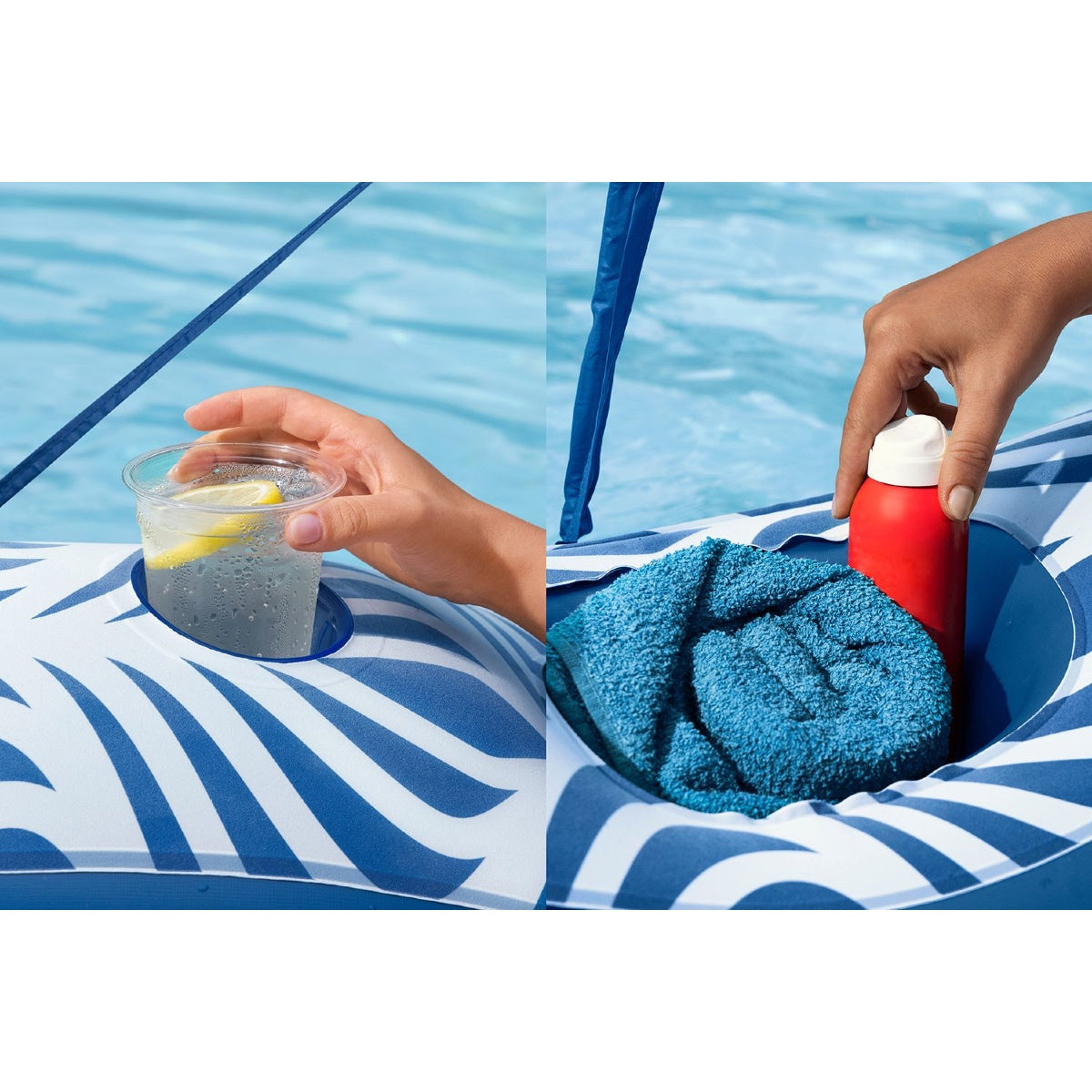 Materassino Gonfiabile Comfort con Parasole 6