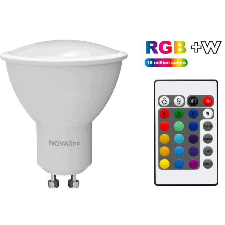 Lampadina dicroica LED RGB 4W GU10