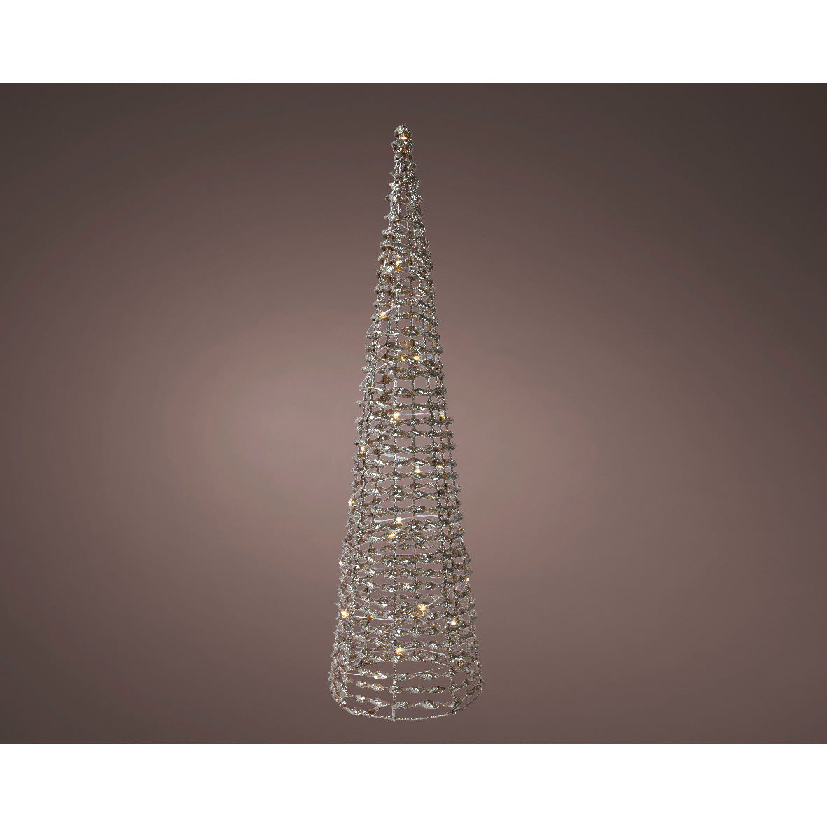 Albero natalizio oro 30 microled