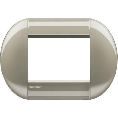 Placca tonda 3 moduli