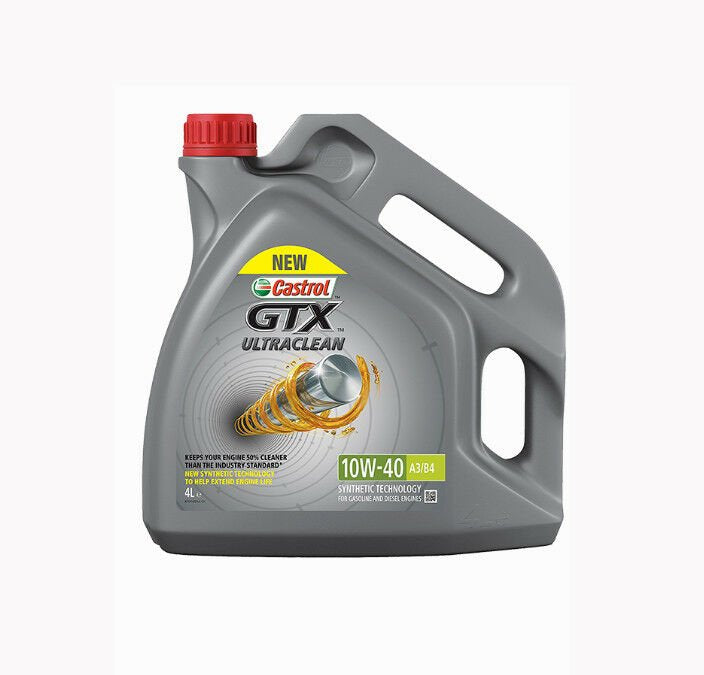 Olio lubrificante Castrol GTX 10w40 semisintetico