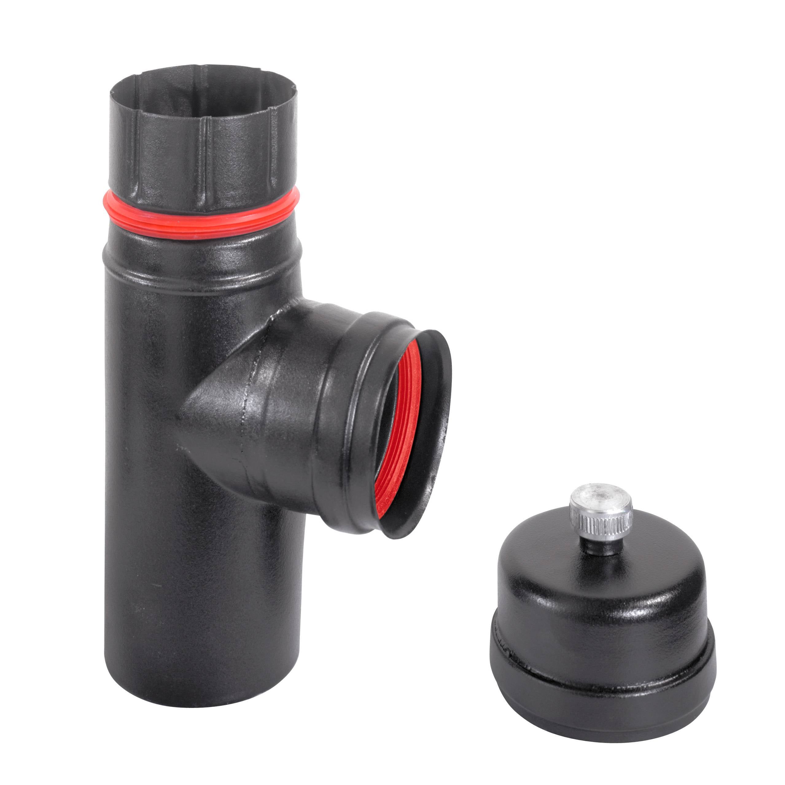 Raccordo a T tubi per stufe Ala 120x90¬∞