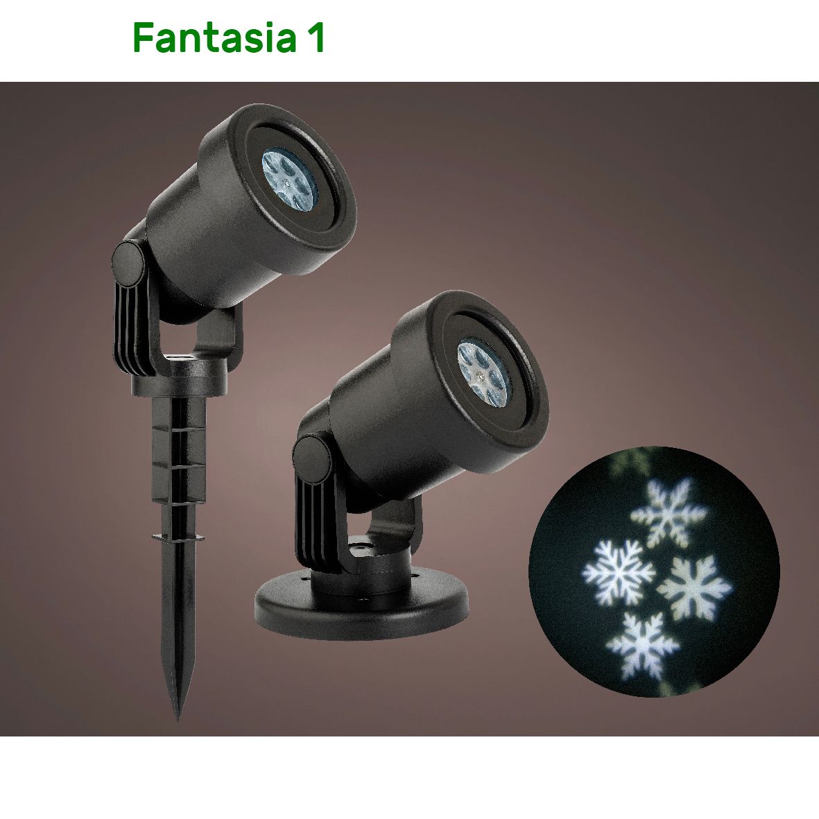 Proiettore rotante da esterno Kaemingk