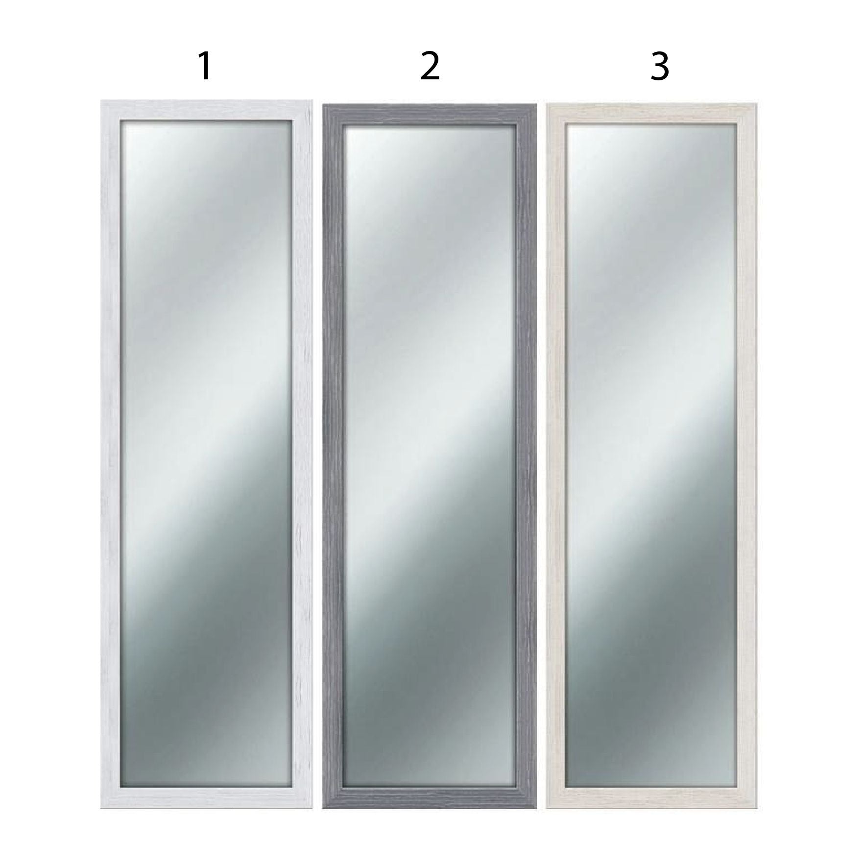 Specchiera shabby 34x144 cm