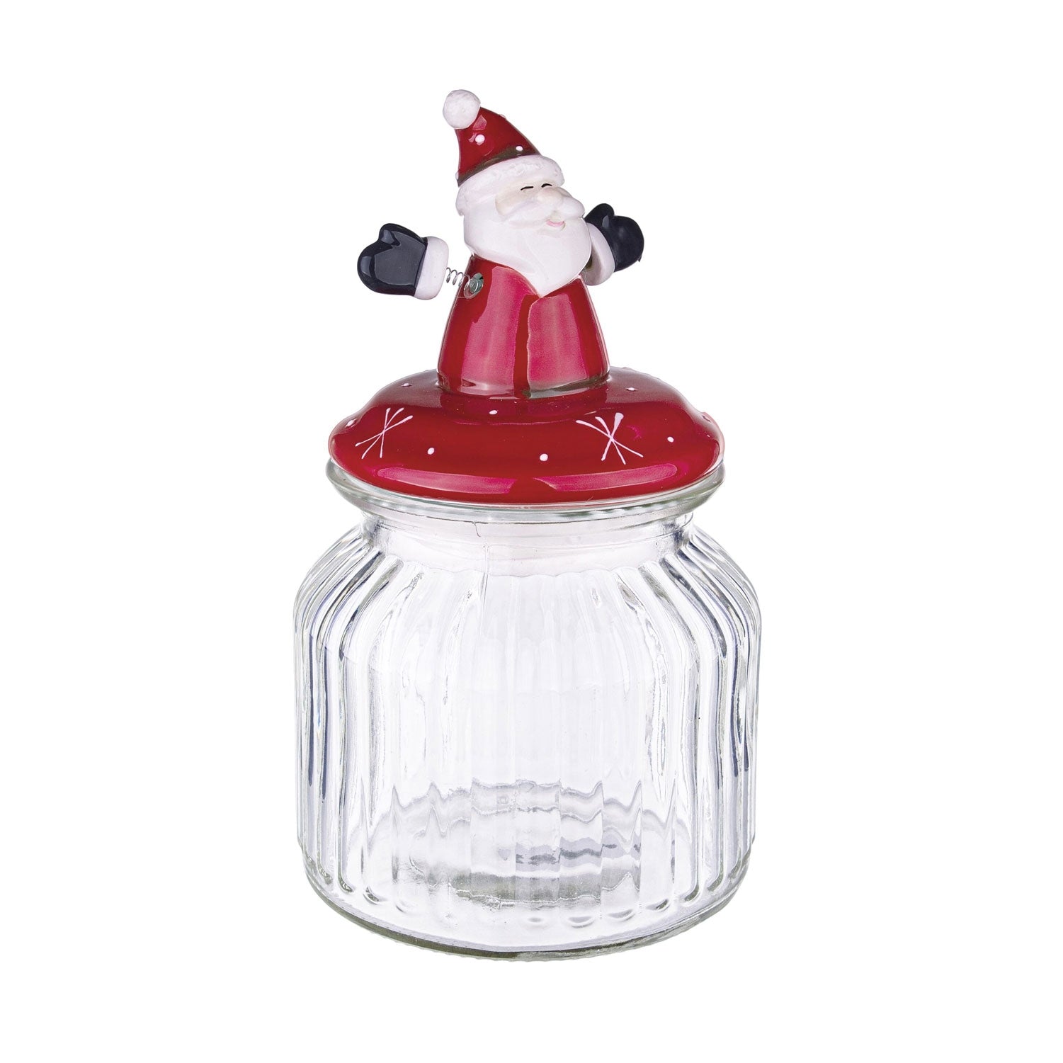 Barattolo christmas con babbo natale