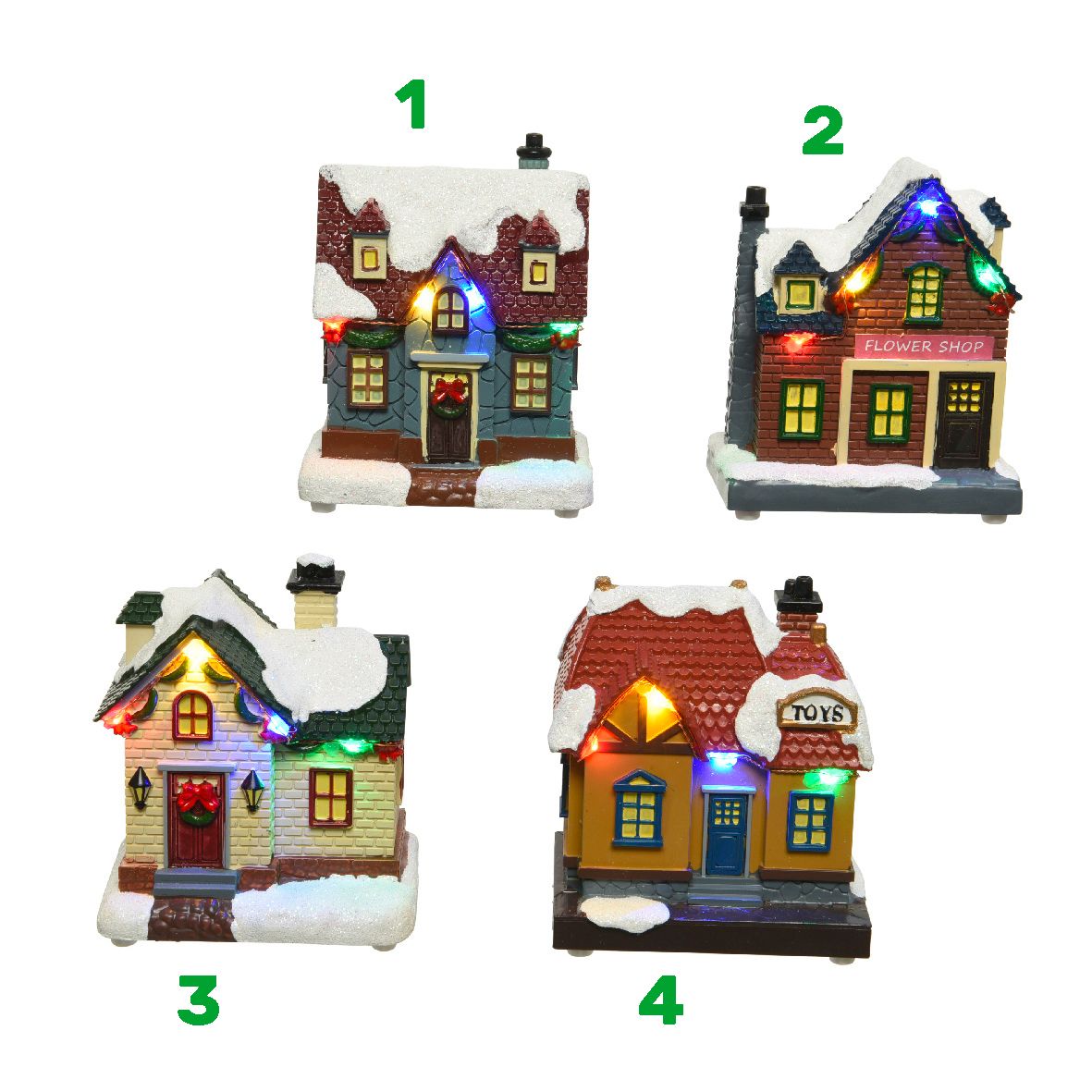 Casette natalizie LED