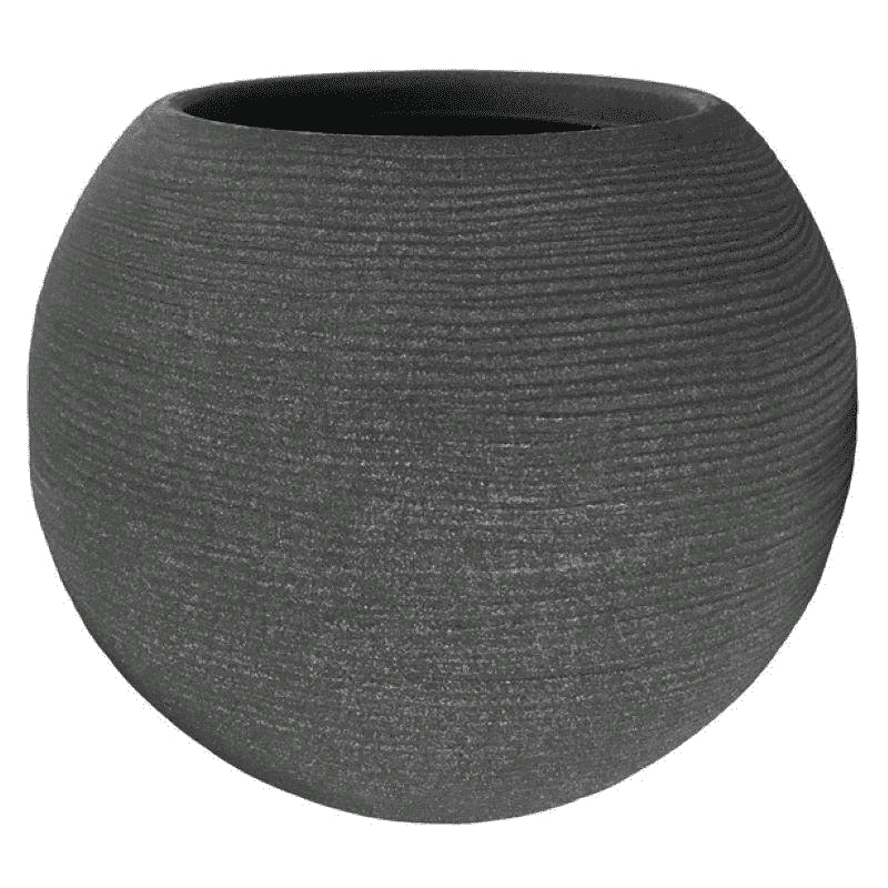 Casp√≤ Sfera rigata Shabby 40 cm ghisa