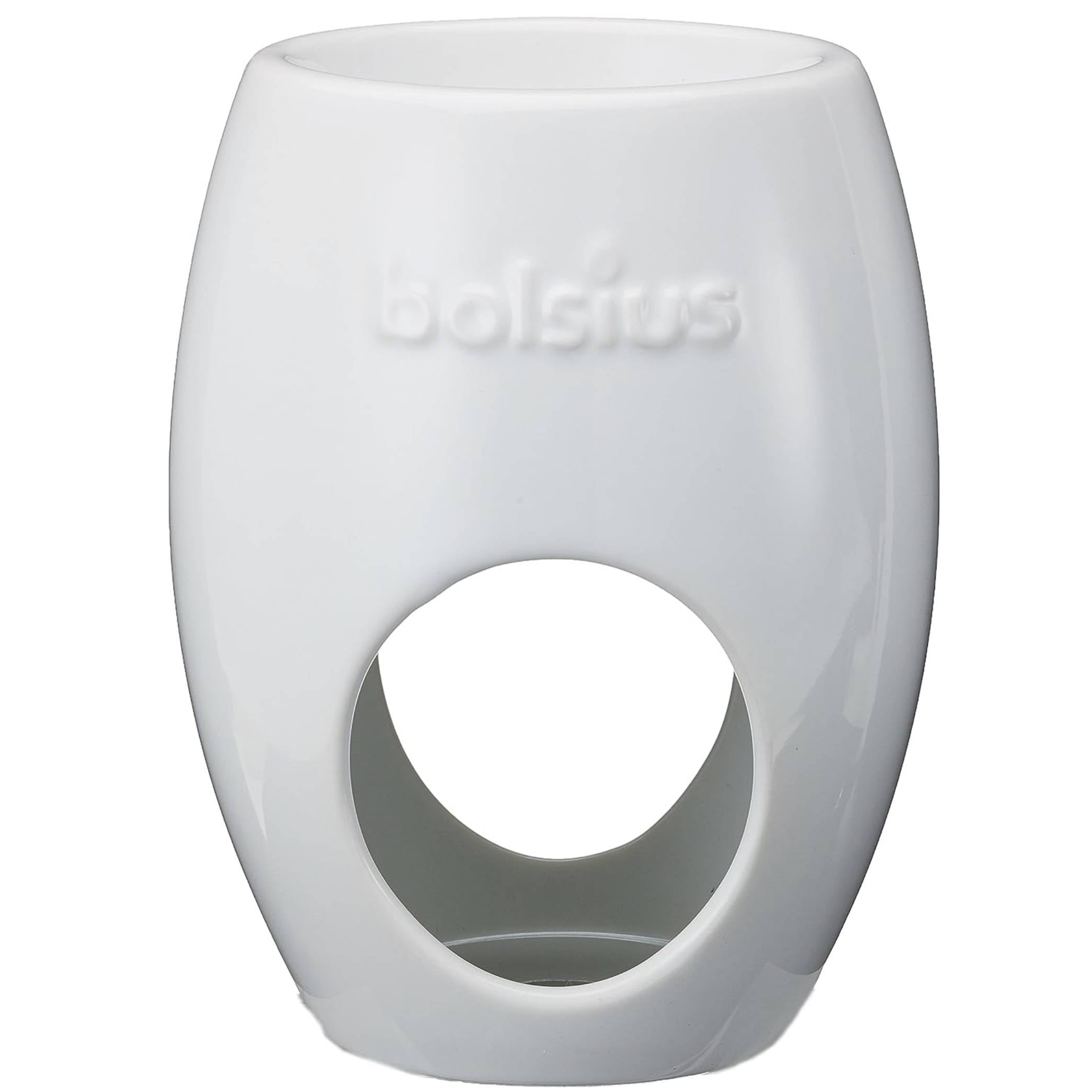Bruciatore candele bianco Bolsius Ellips
