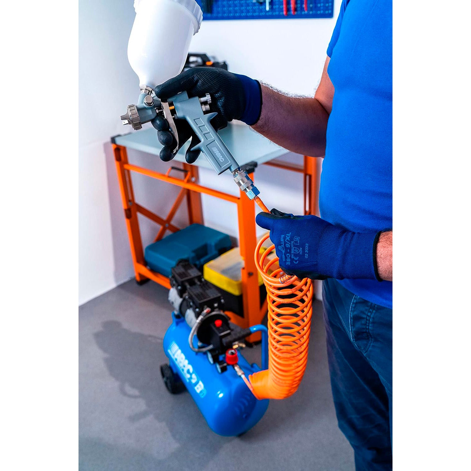 ABAC Pistola a Spruzzo per Verniciare G-540F 600ml