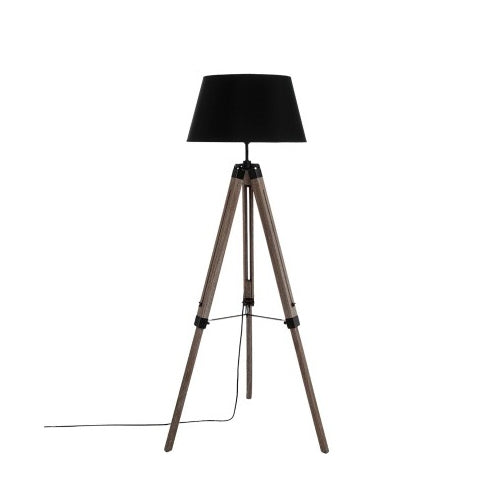 Lampada da terra 145 cm colore nero