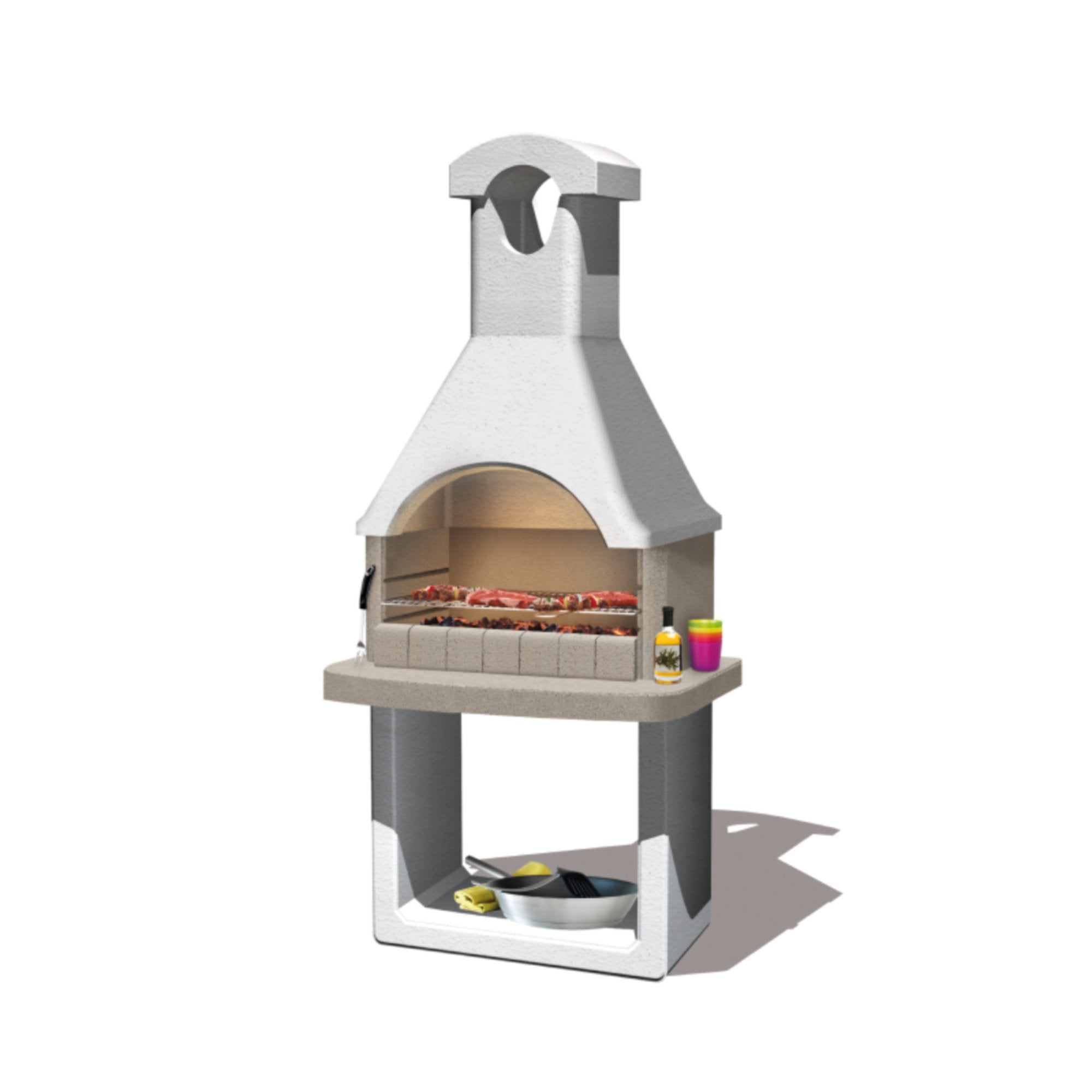 BARBECUE SAROM COLUMBIA  88 x 58 x 197,3 cm