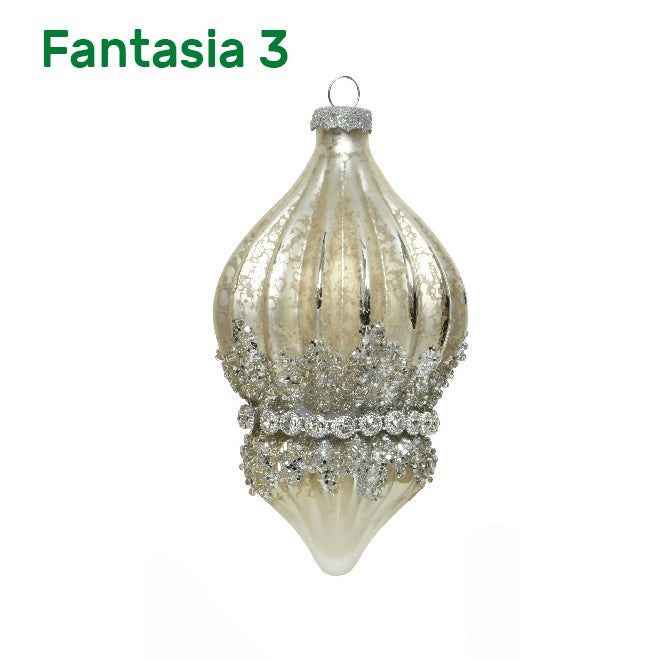 Addobbo albero di vetro Keamingk 4