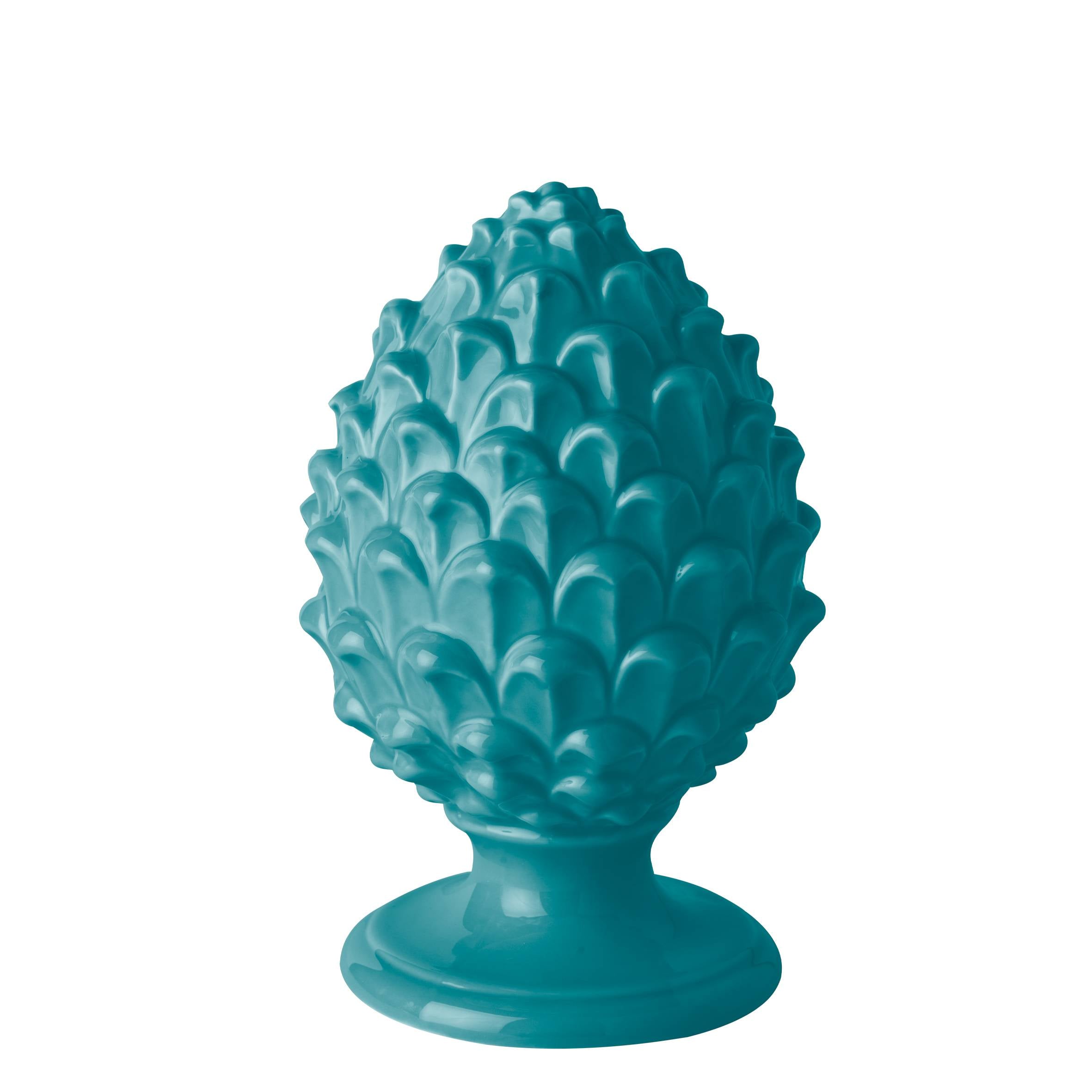 Pigna in porcellana dipinta a mano 18 cm 4