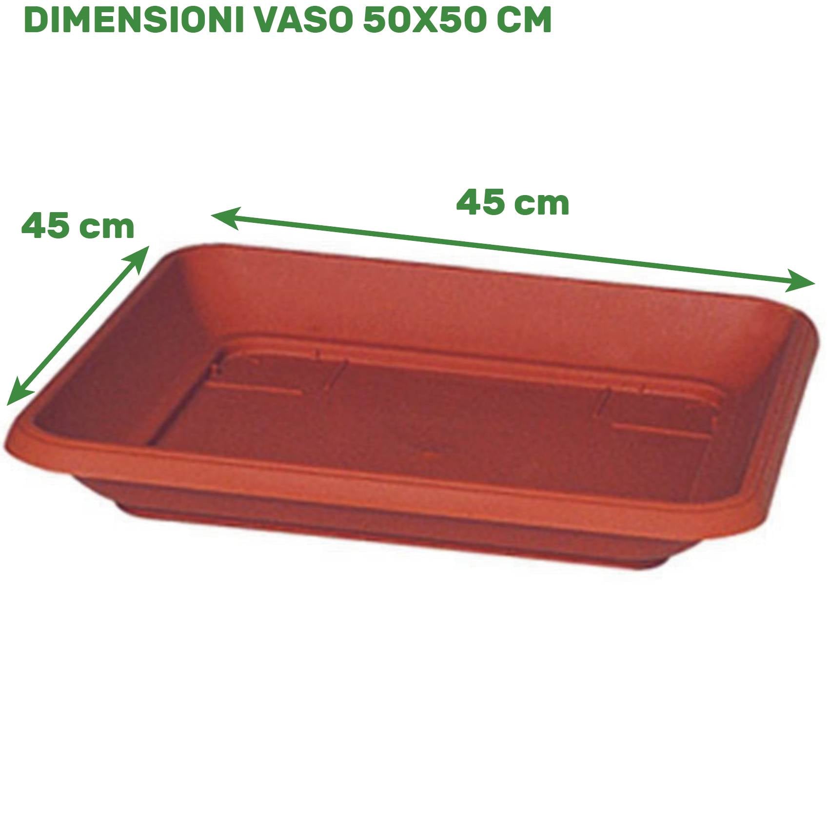 Piatto quadro similcotto