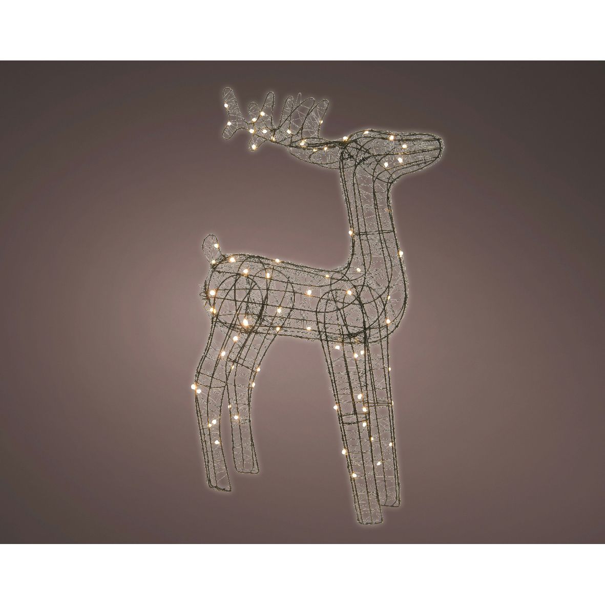 Renna con LED Keamingk 72 luci