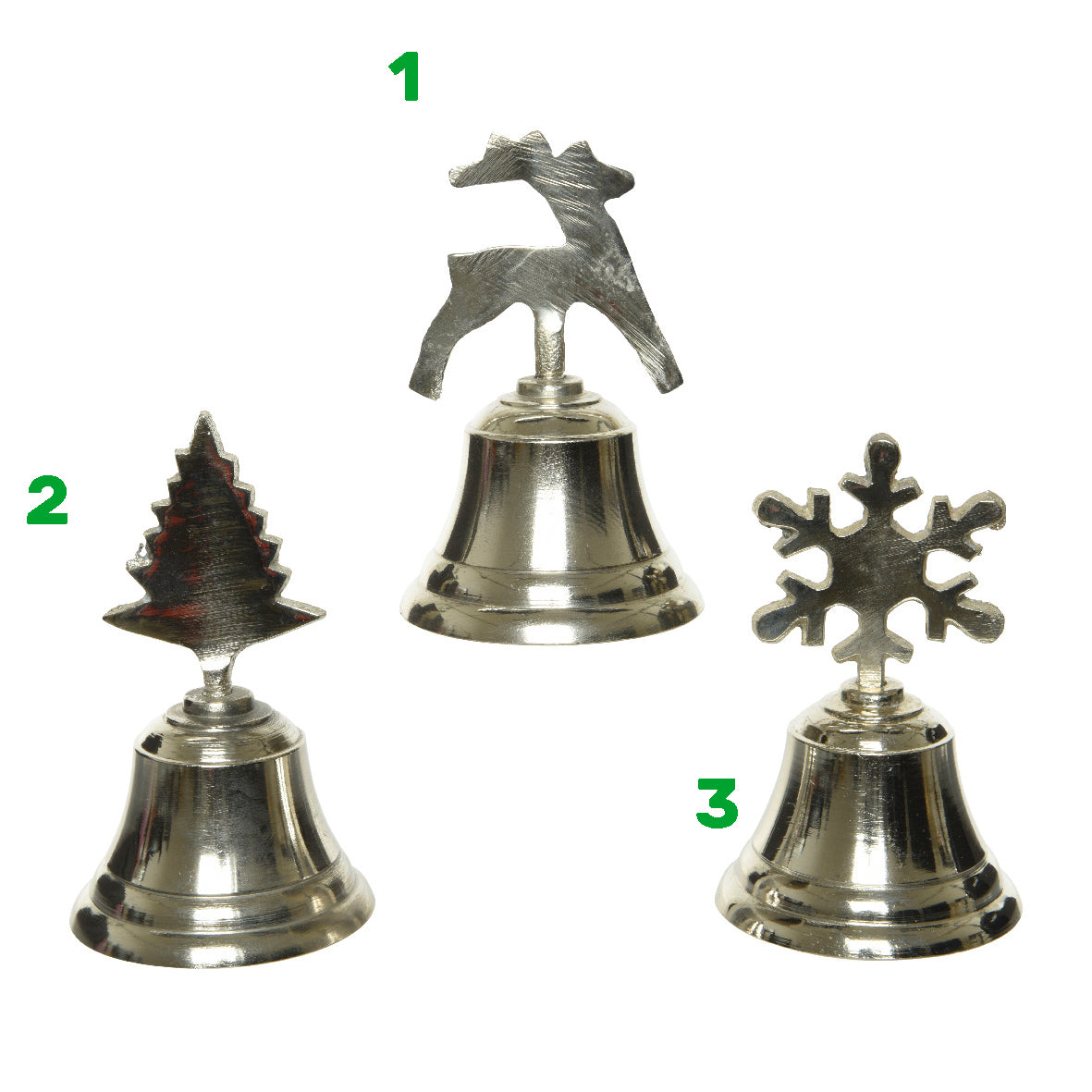 Campanelle natale argento