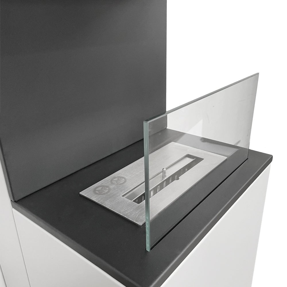 Camino a bioetanolo da terra Oslo in acciao bianco 6