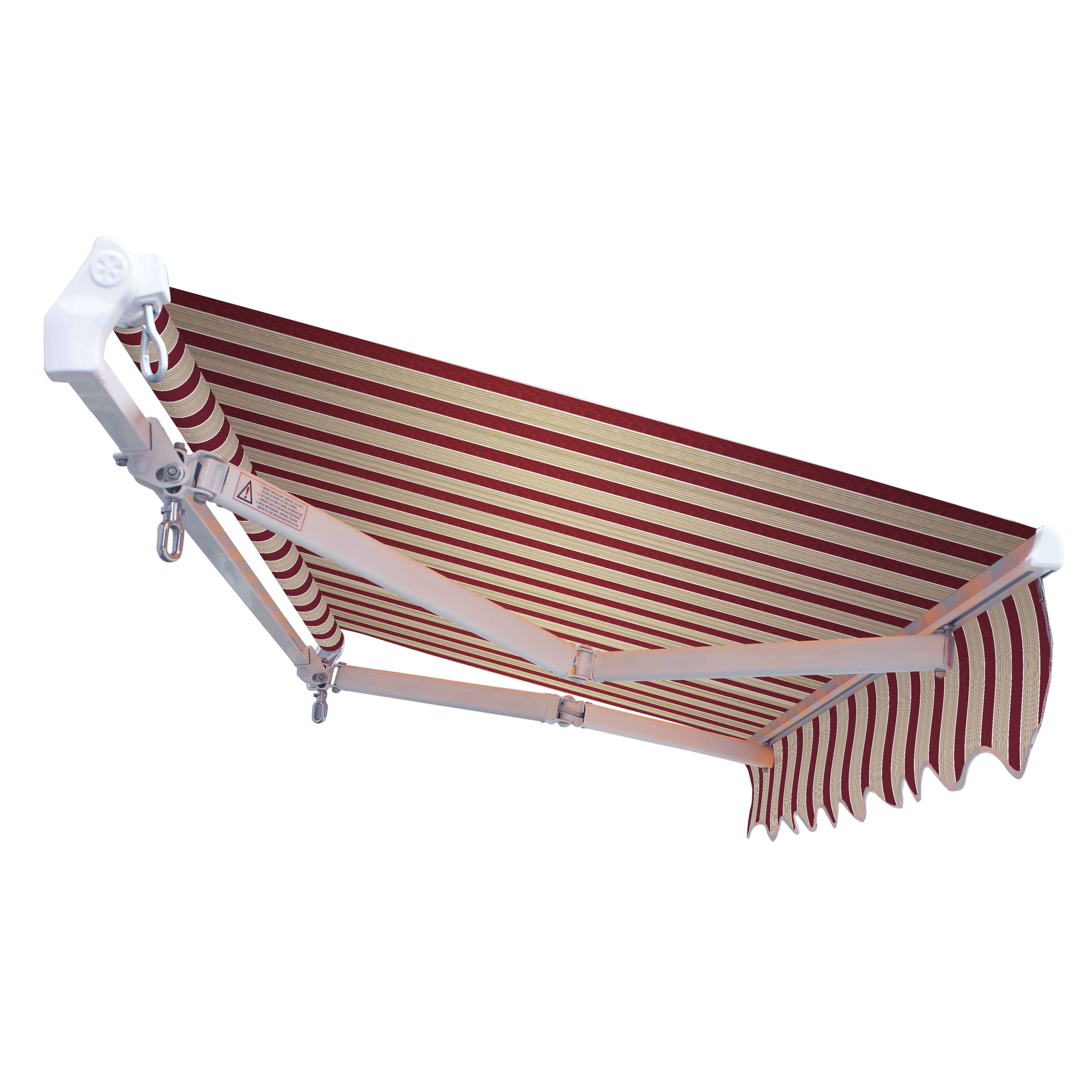 Tenda da sole Itaca 2x3 mt Beige-Bordeaux