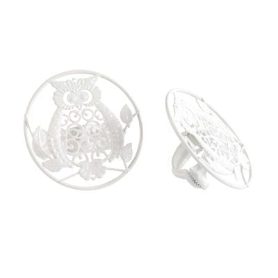 Ferma tenda gufo bianco