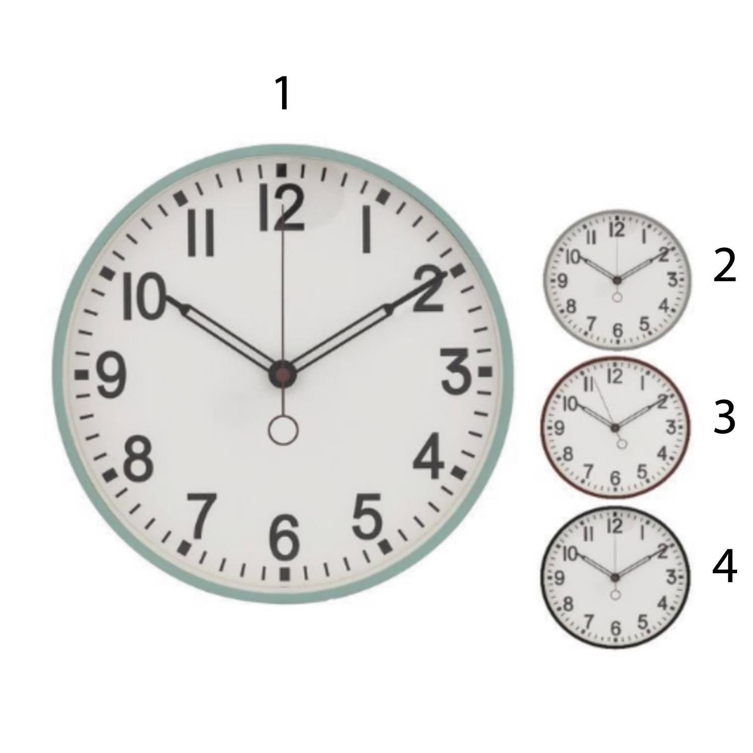 Orologio da Parete Moderno in Plastica ‚Äì √ò 29 cm