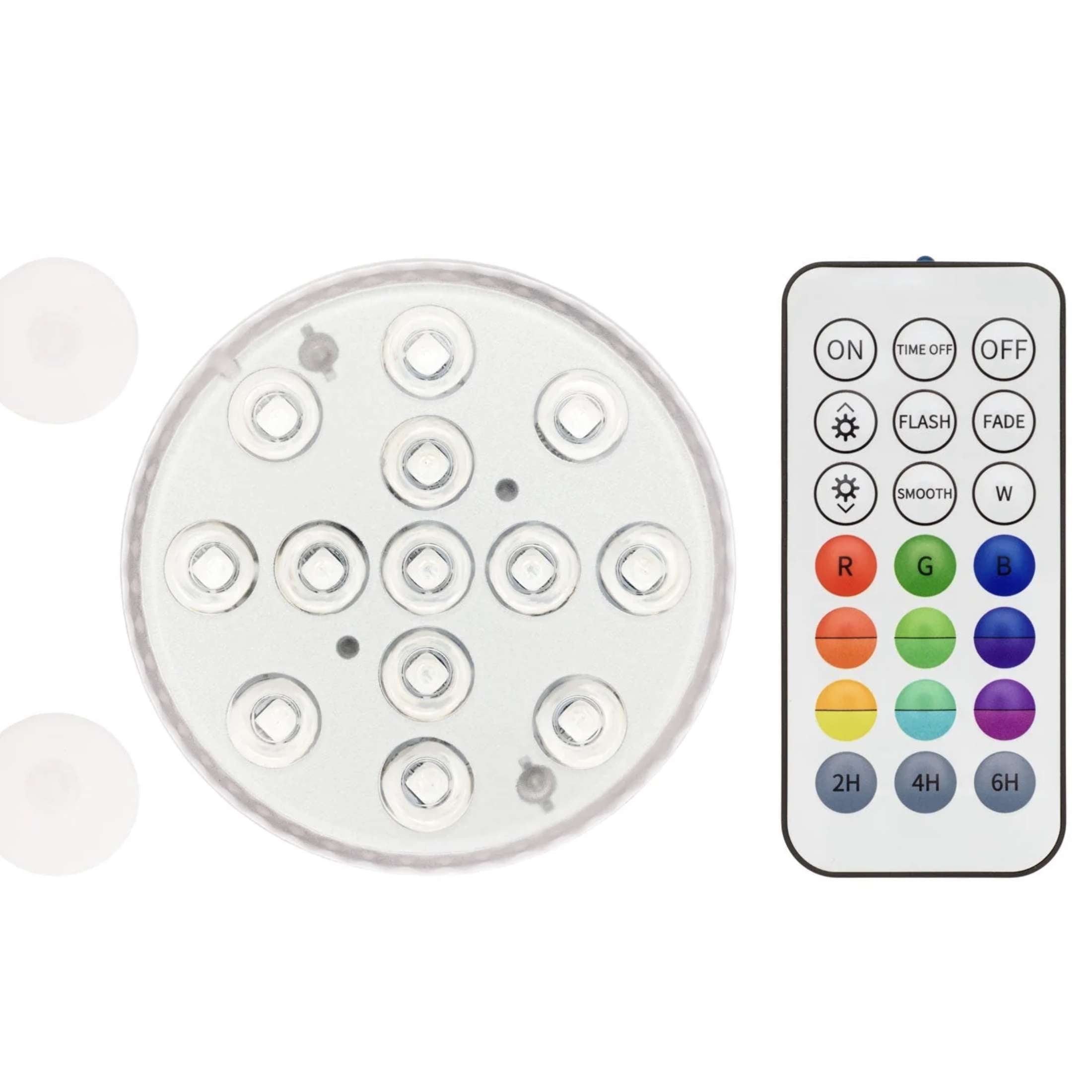 Disco luce LED sommergibile 8,5 cm IP68