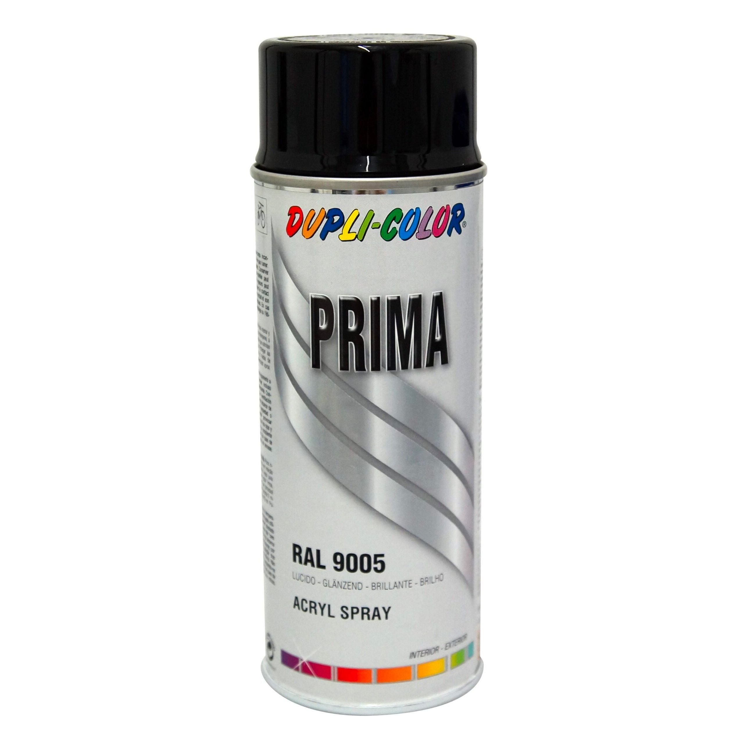 Vernice a base acrilica nero profondo lucido 400 ml RAL9005