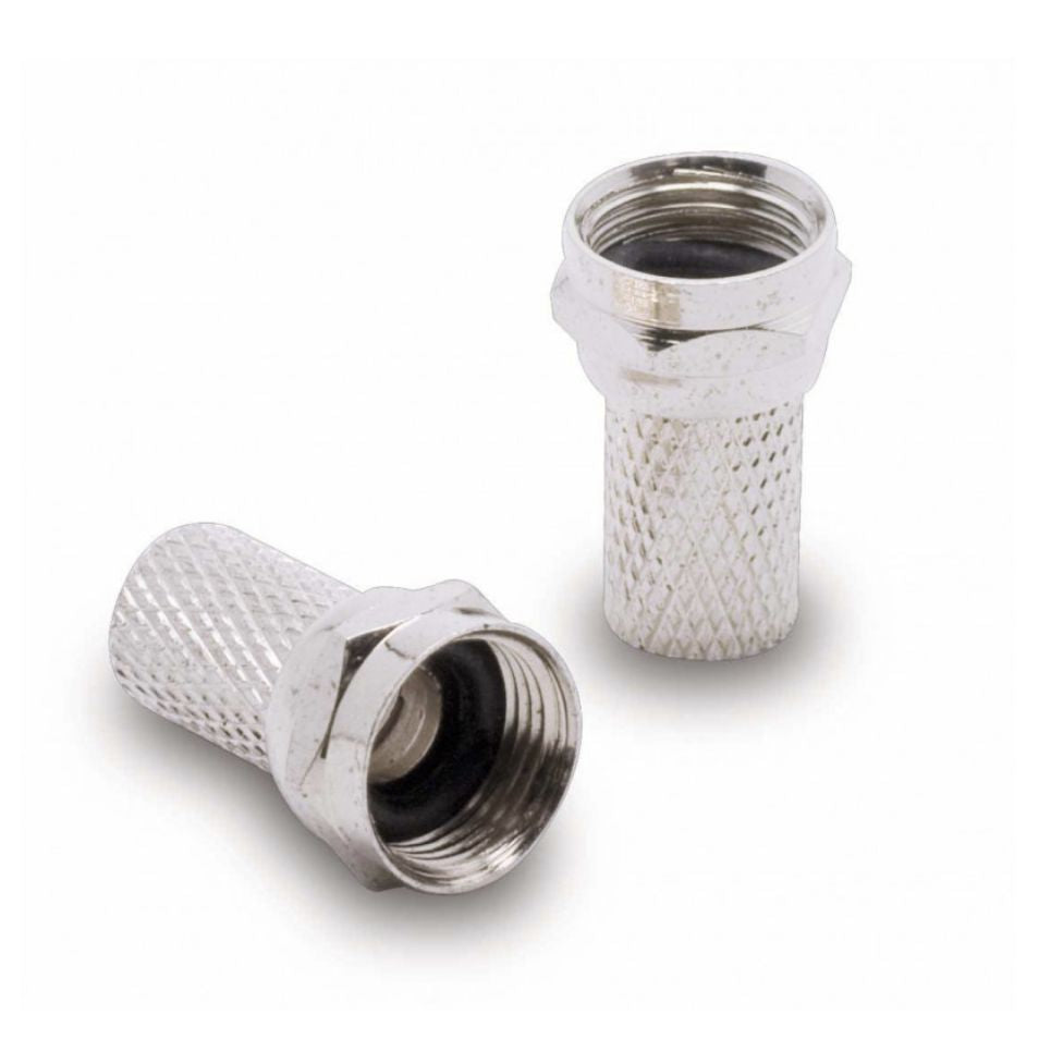 Spina TV a F con o-ring per cavi da 6,8mm