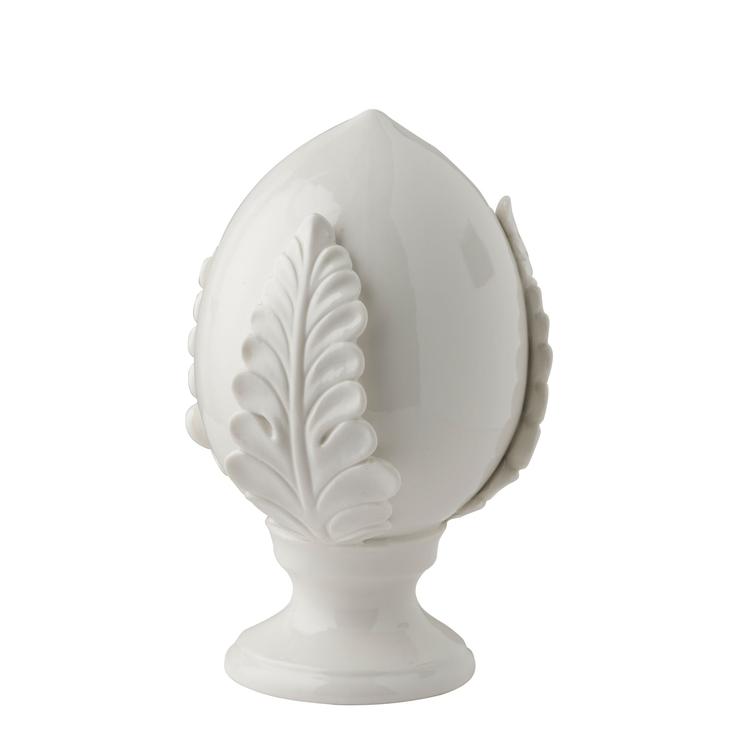 Pumo decorativo in porcellana 22 cm