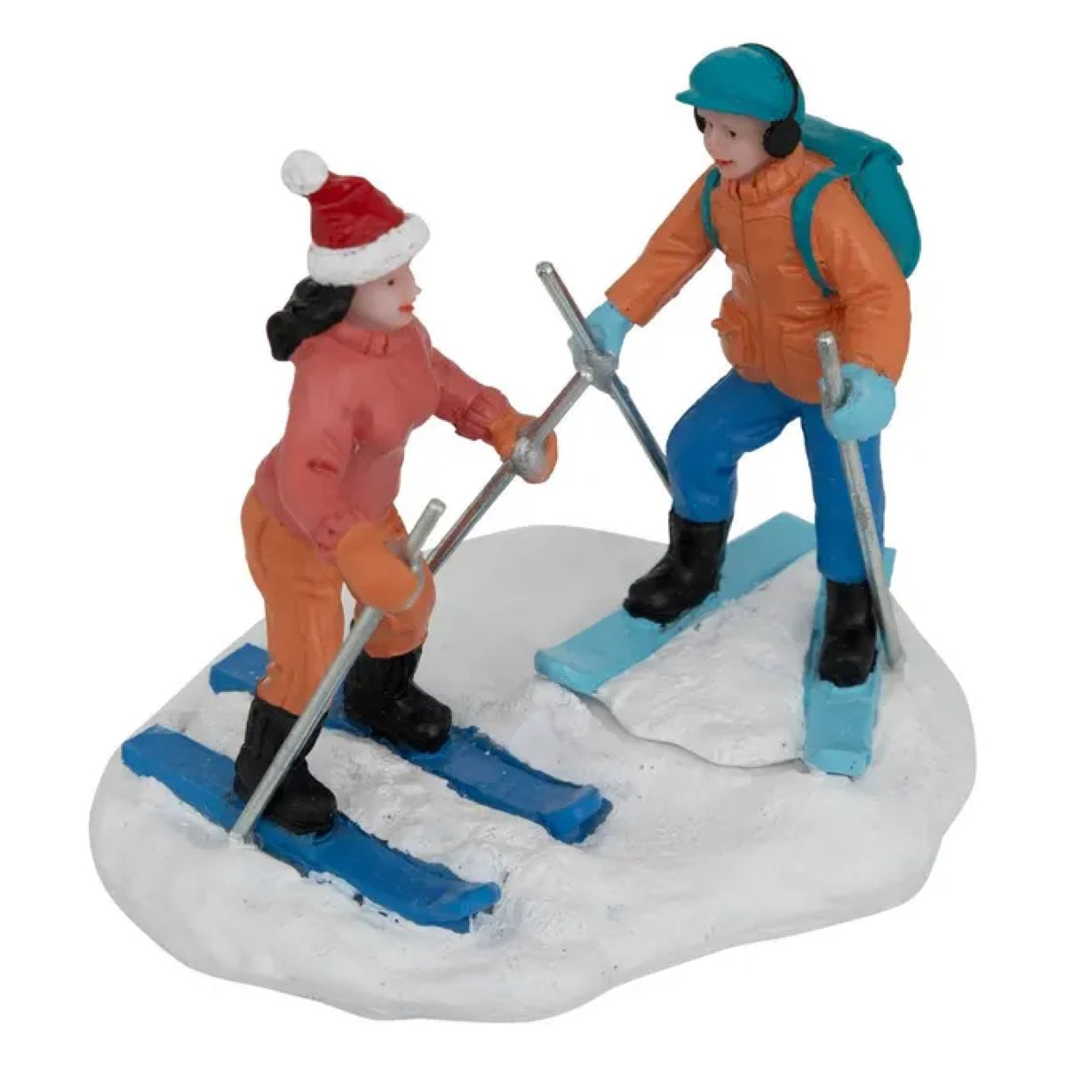 Set 6 Statuine Sport Invernali per Villaggio Natalizio