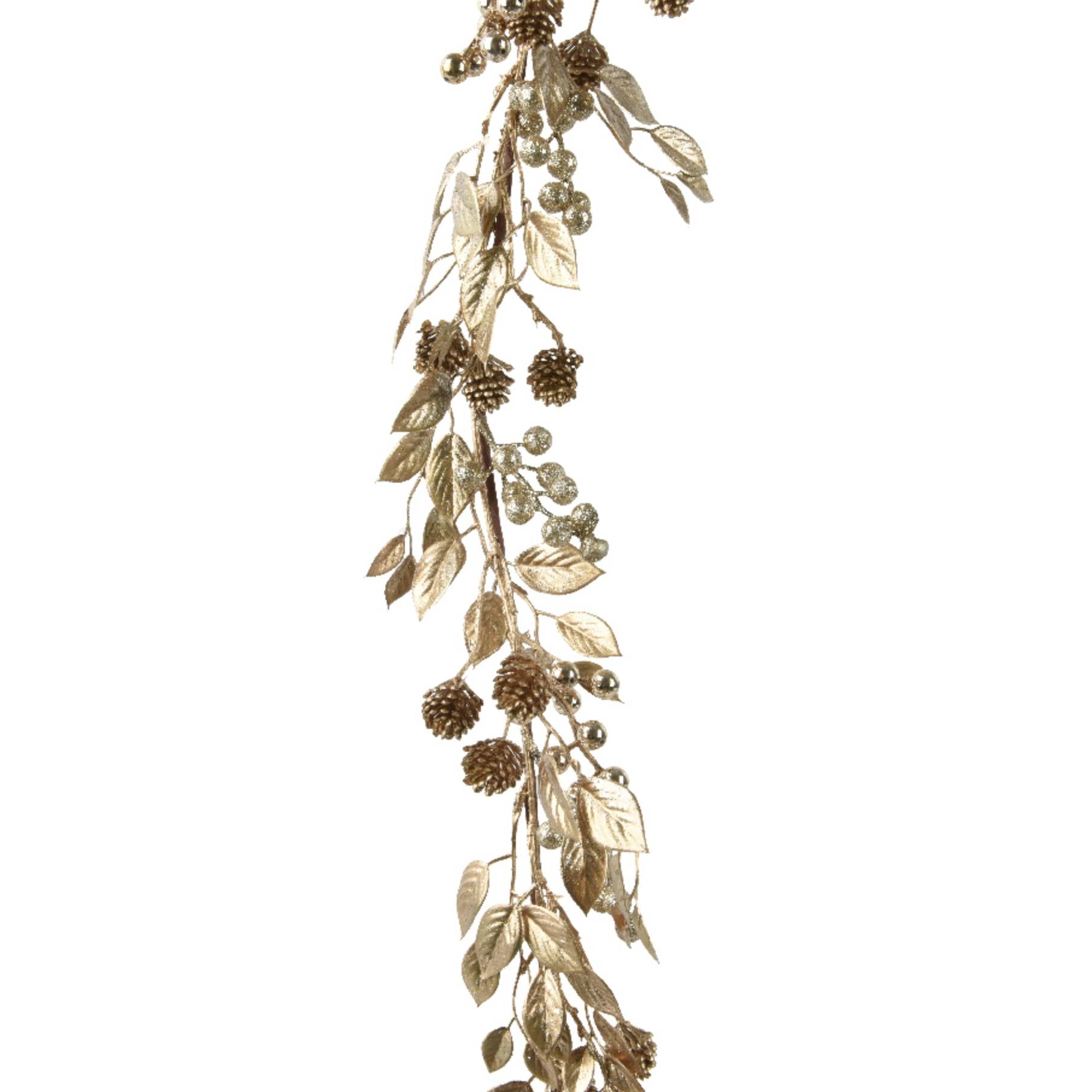Ghirlanda bacche oro
