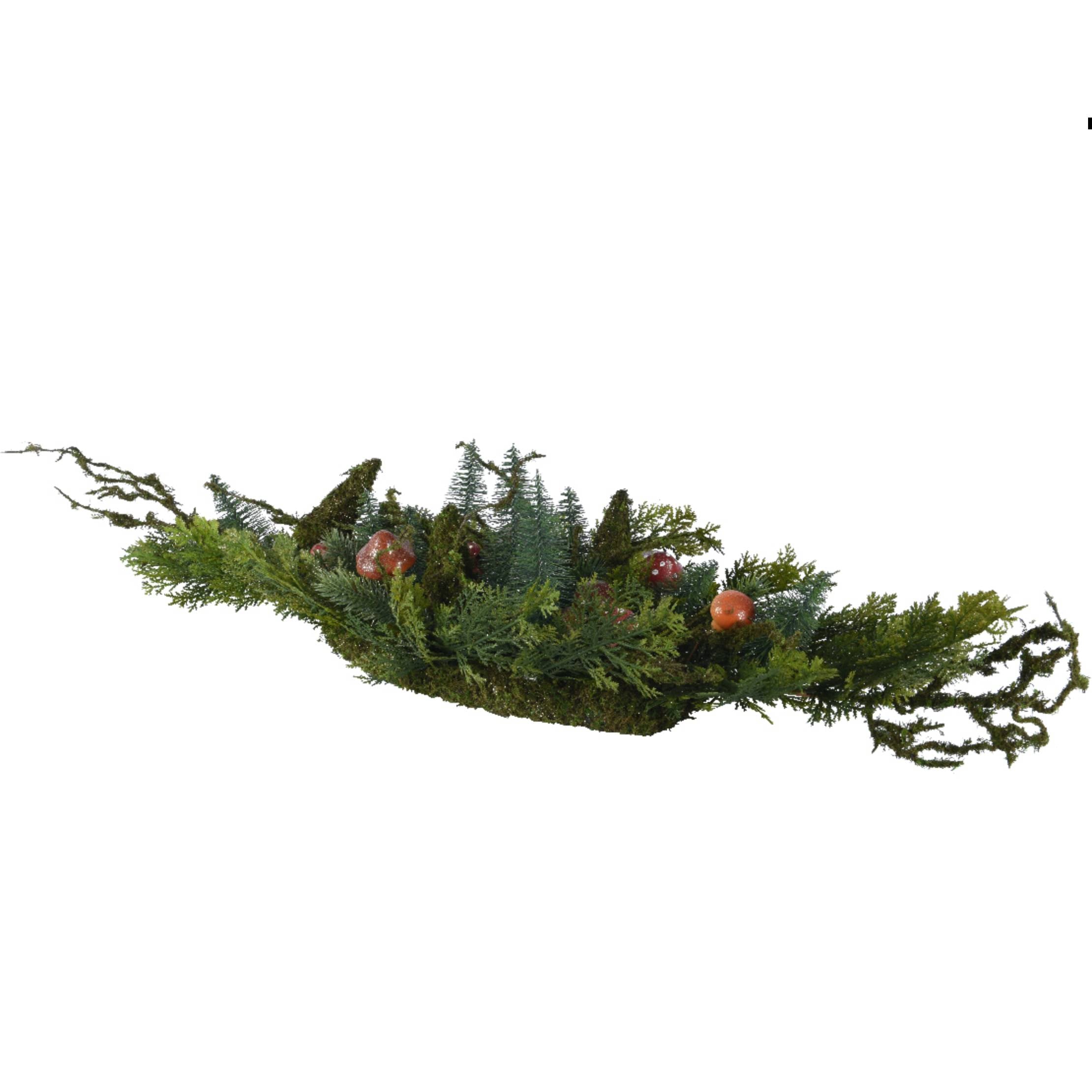 Decorazione Tavolo foresta muschio