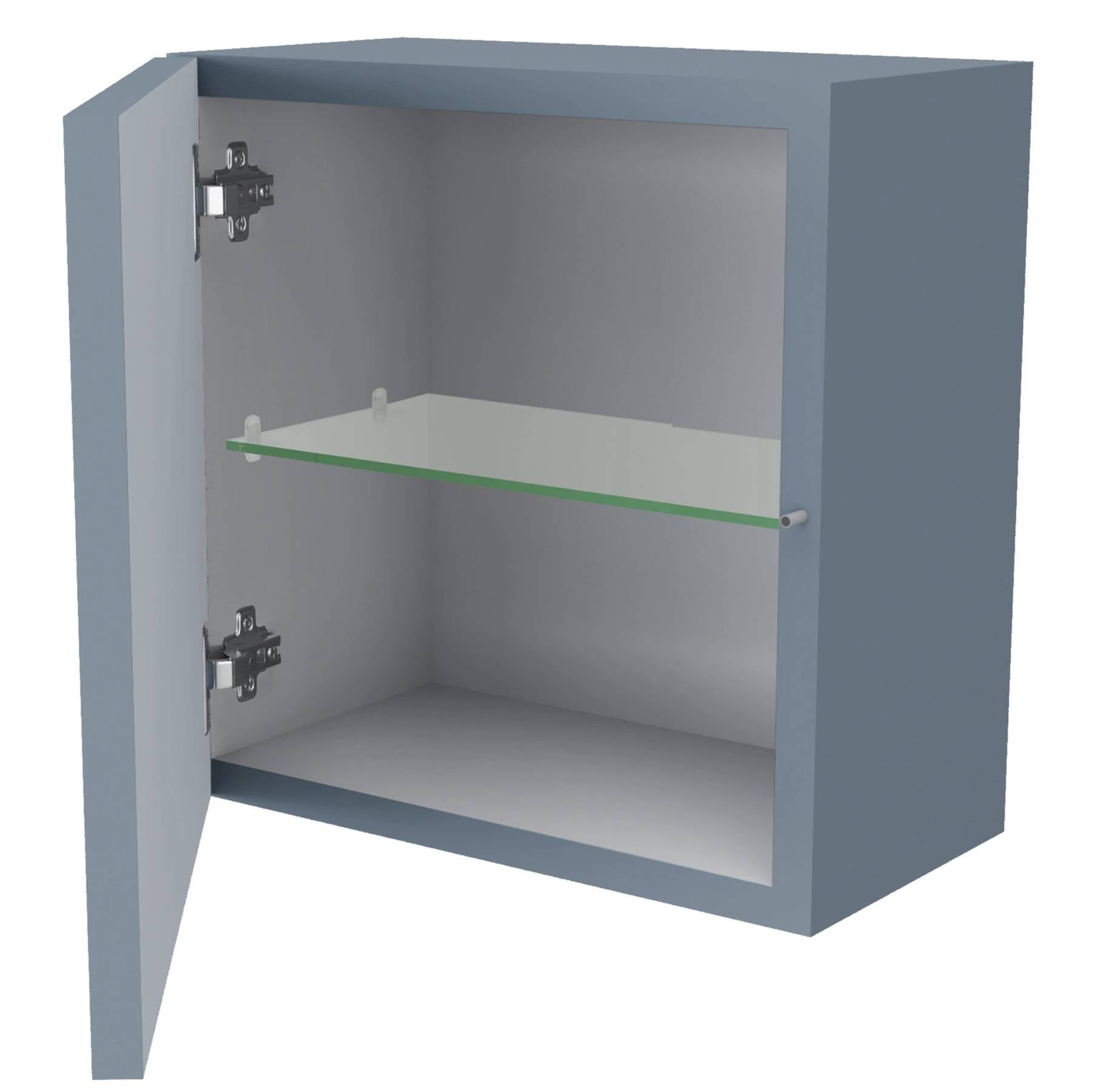 Pensile 1 anta reversibile blu pastello