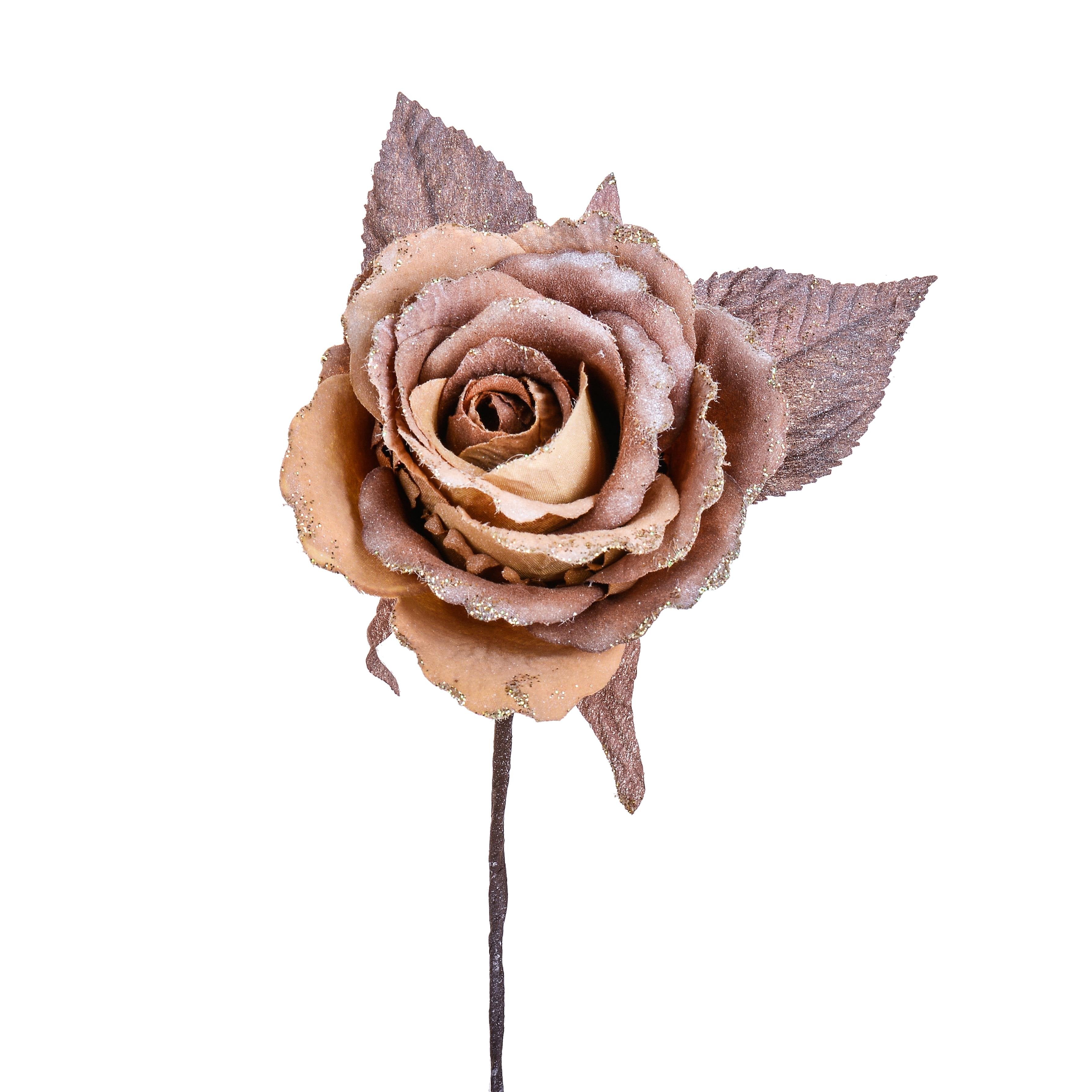 Pick con rosa colore oro 10