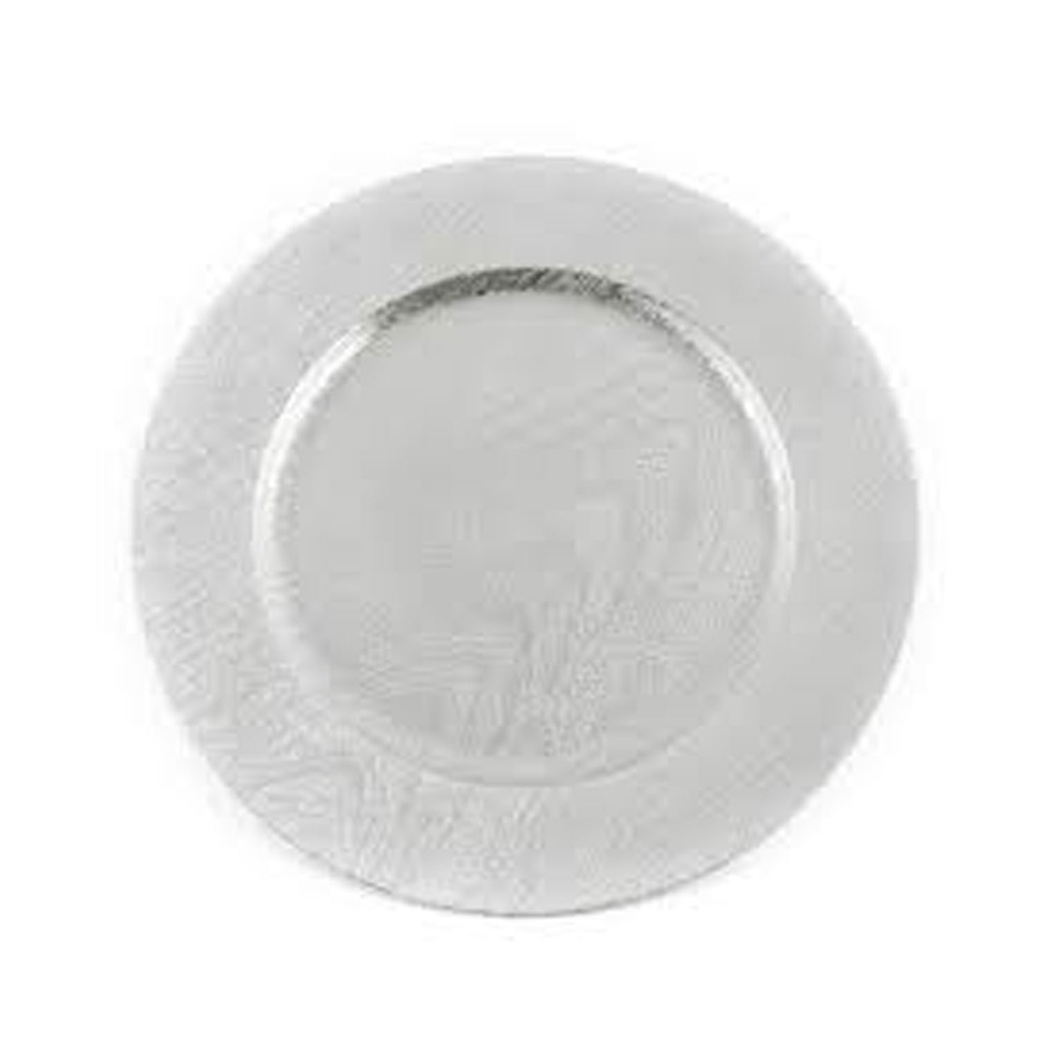 SOTTOPIATTO WOODEN MIRROR ARGENTO IN PLASTICA