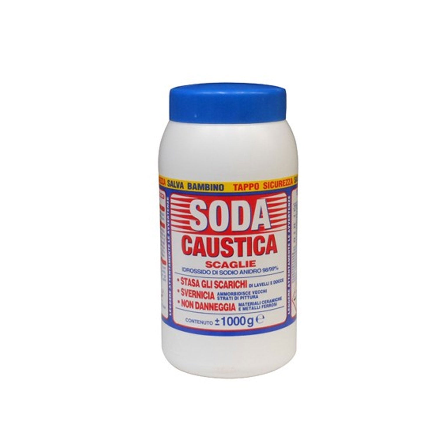 Soda caustica in scaglie 1 Kg