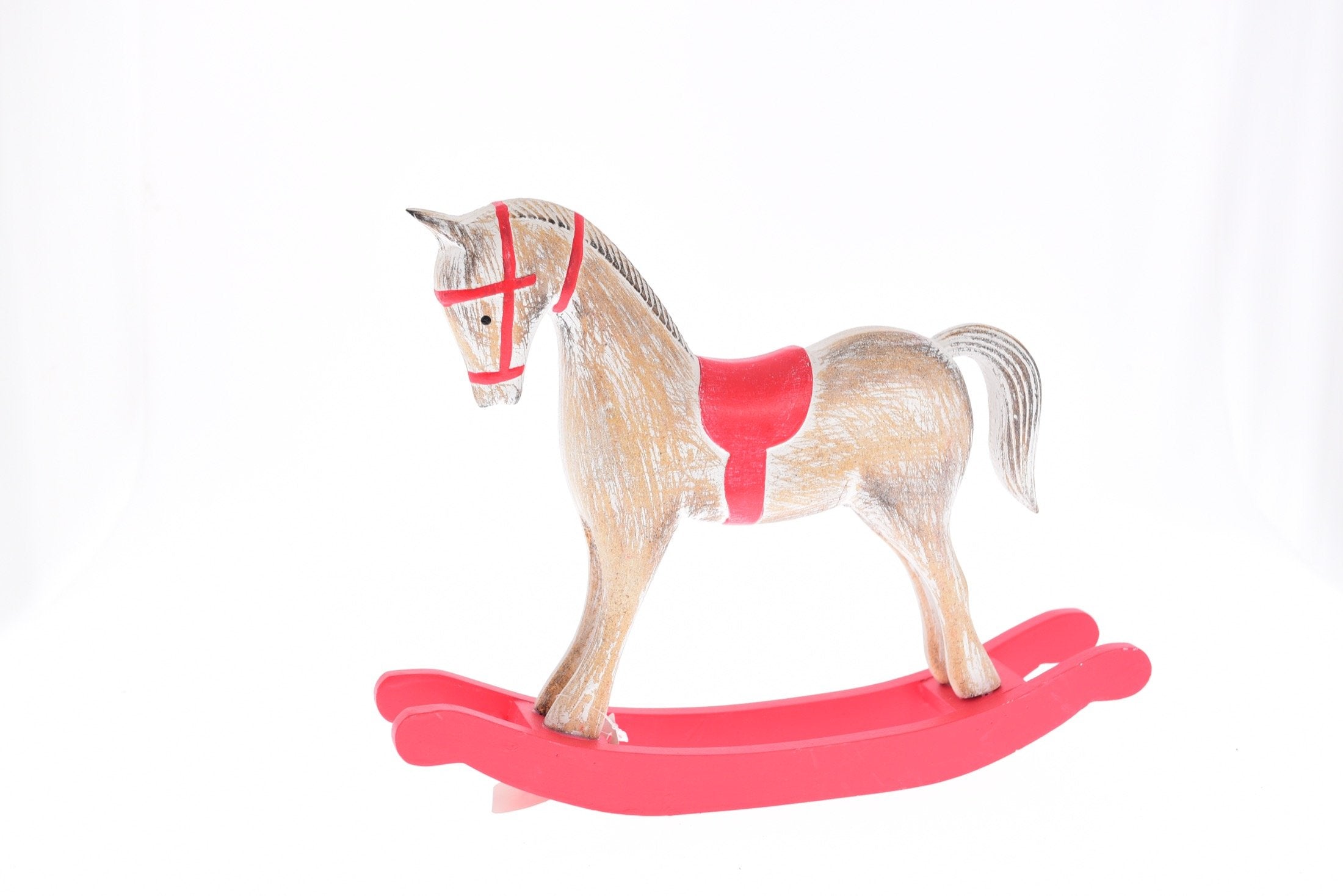 Cavallo a dondolo in legno