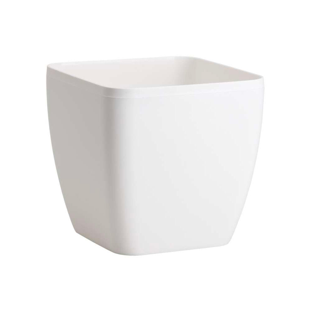 Vaso quadro Eris Lucido 16 cm bianco