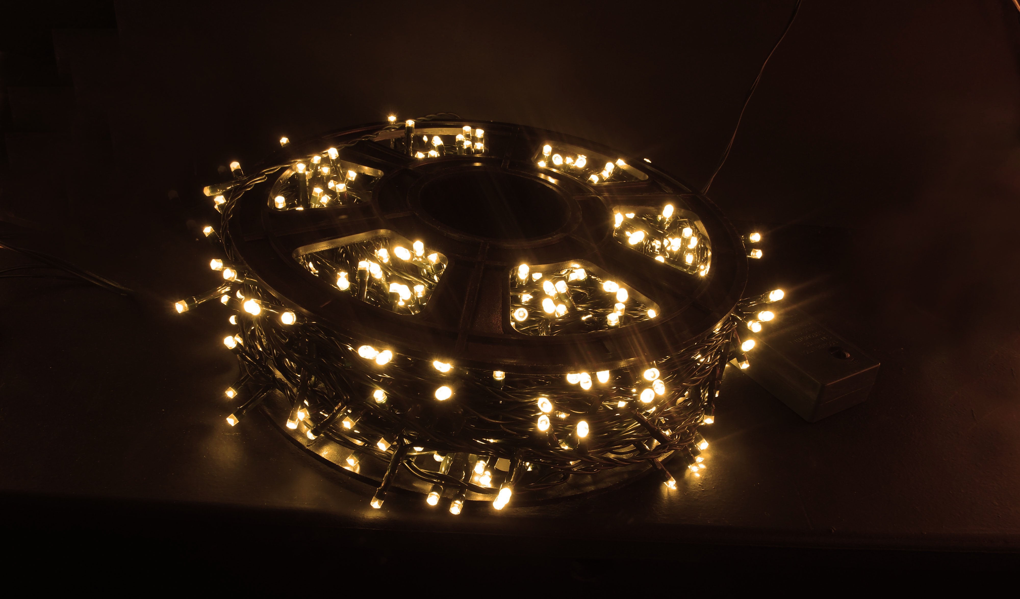 Serie led luce calda