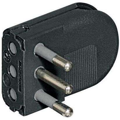 Spina volante 2P+T 10A salvaspazio