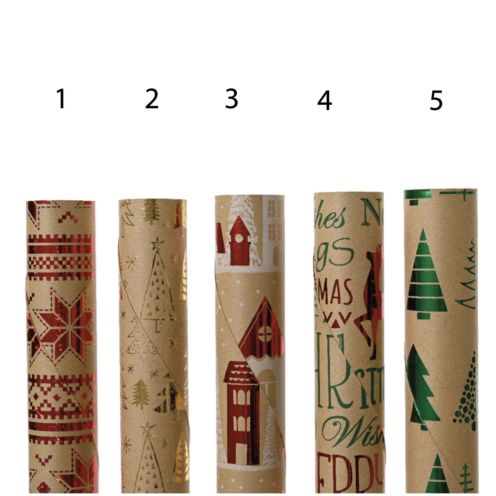 Carta regalo natalizia in FSC e carta 70%