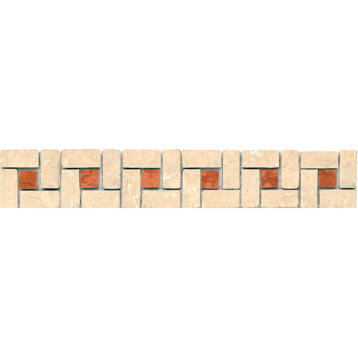 Decorazione Greca Botticino-Rosso Verona