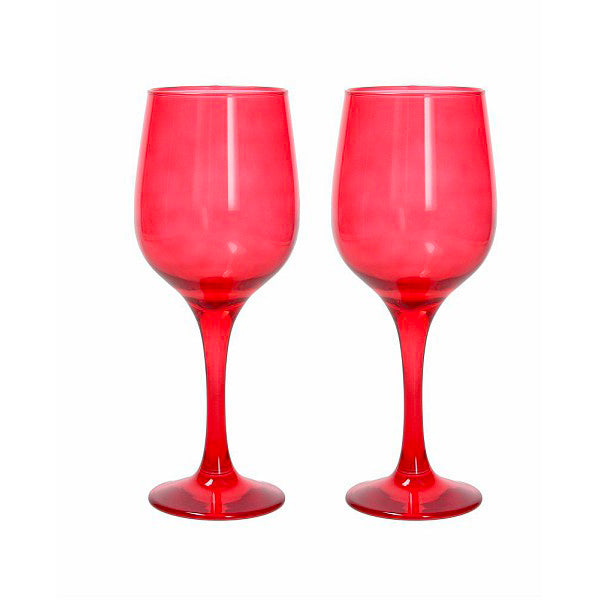 Set 2 calici rossi natale