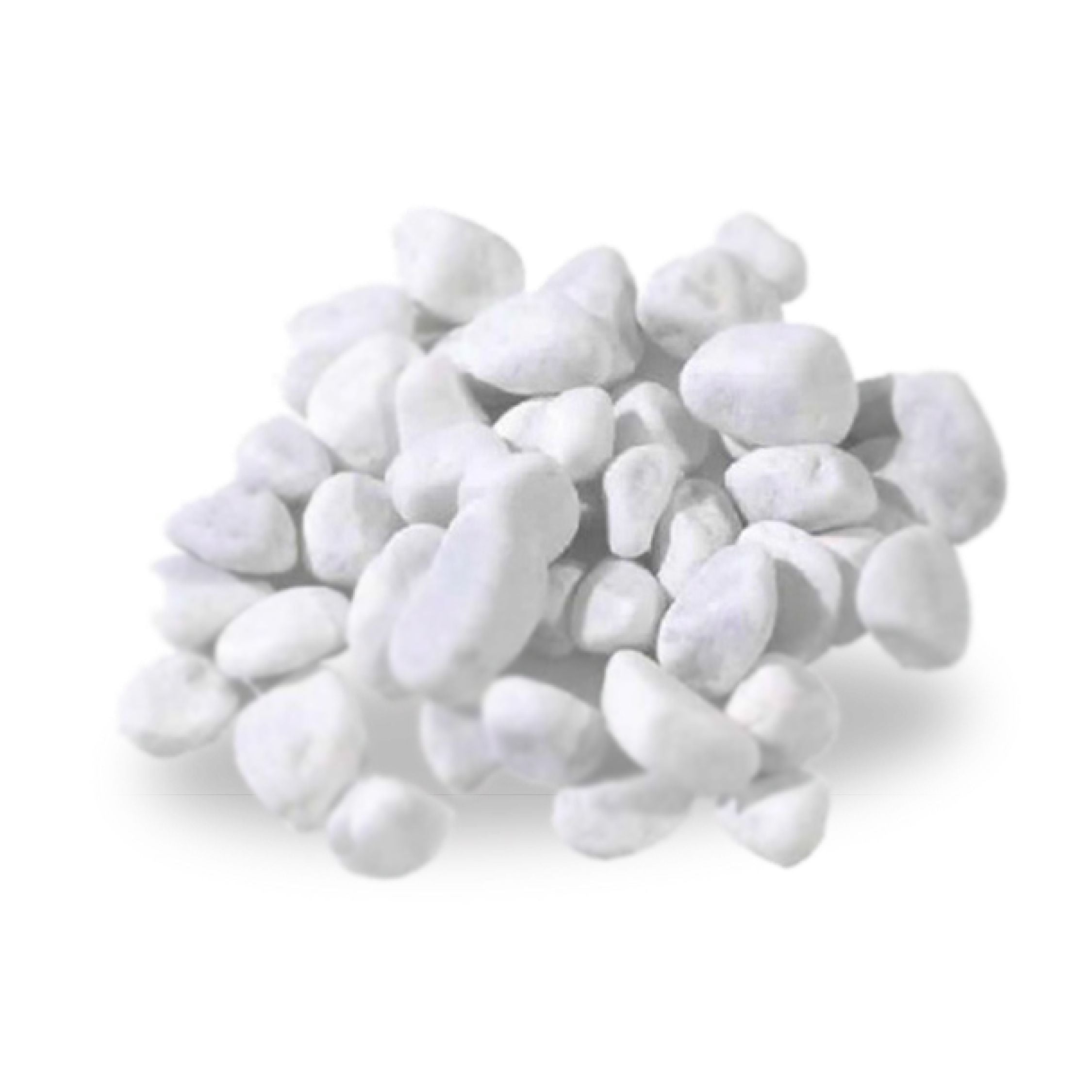 Ciottoli Bianchi decorativi 25/40 20KG