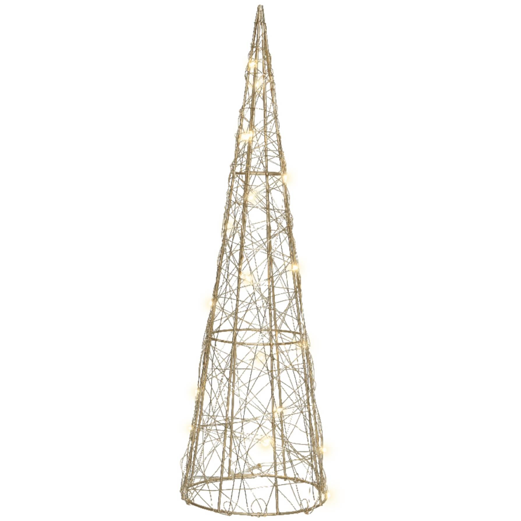 Microled natalizio cono luce calda