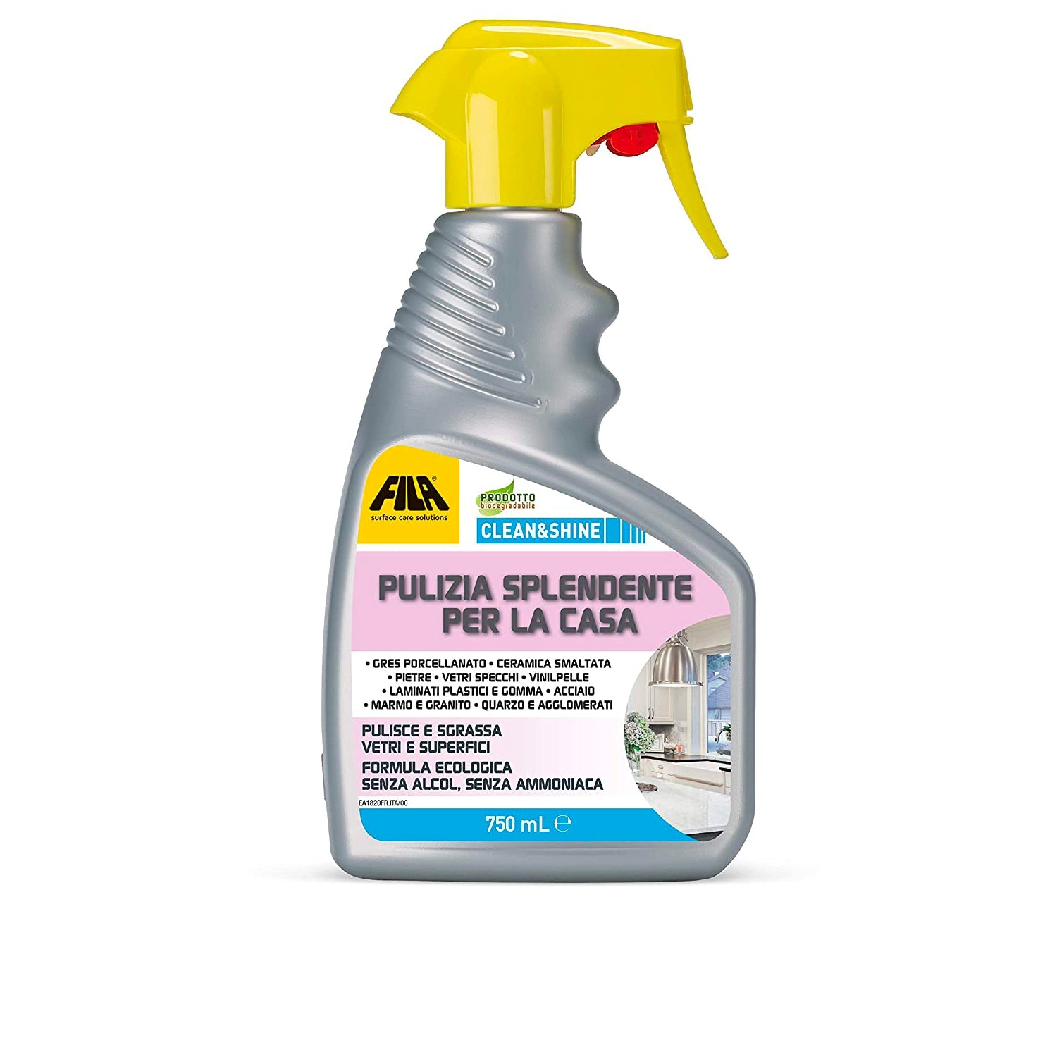 Detergente spray Clean & Shine FILA multi uso 750 ml