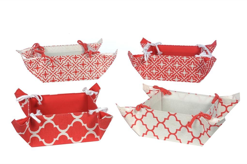 Cestino quadrato pieghevole in carta