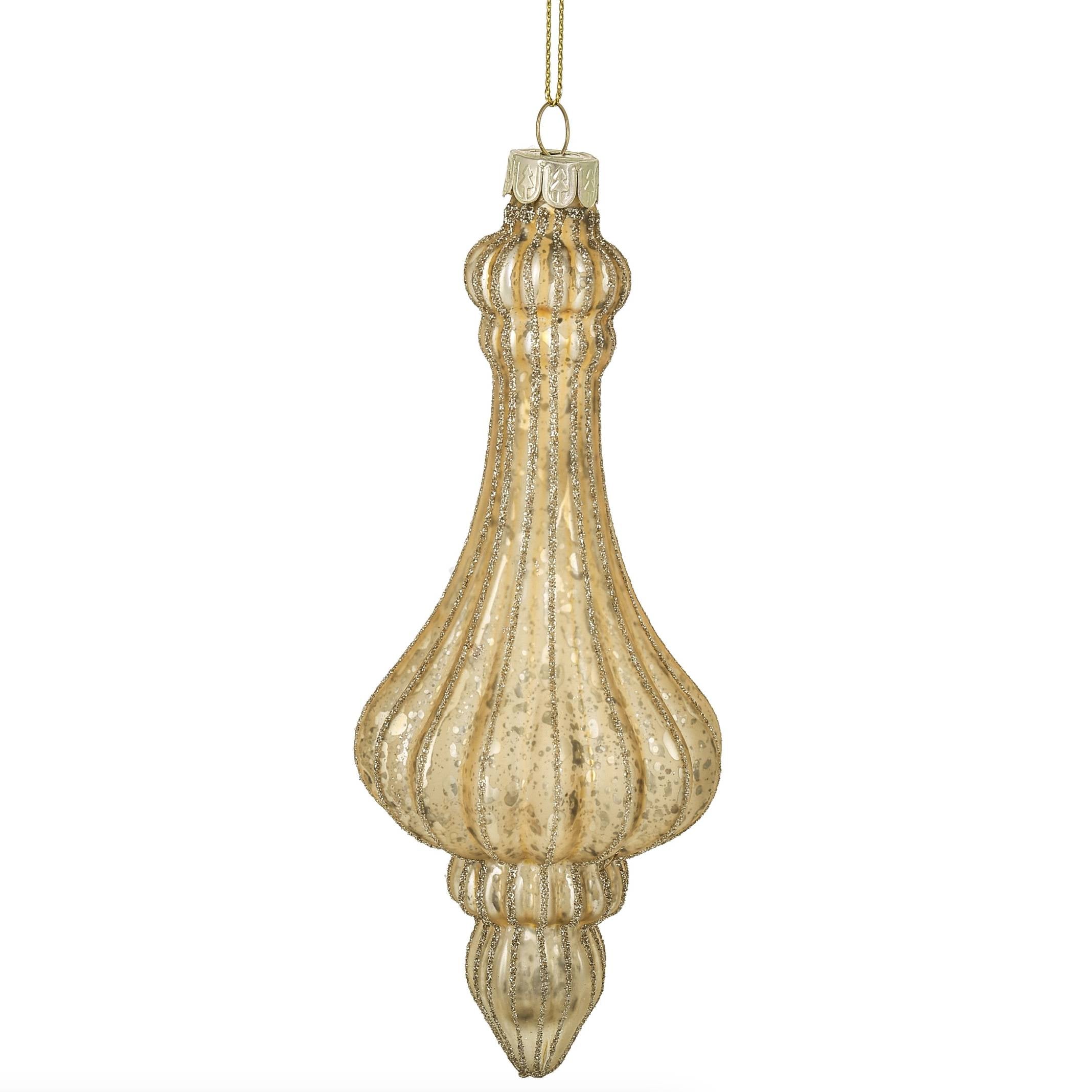 Addobbo anticato Gold 16 cm