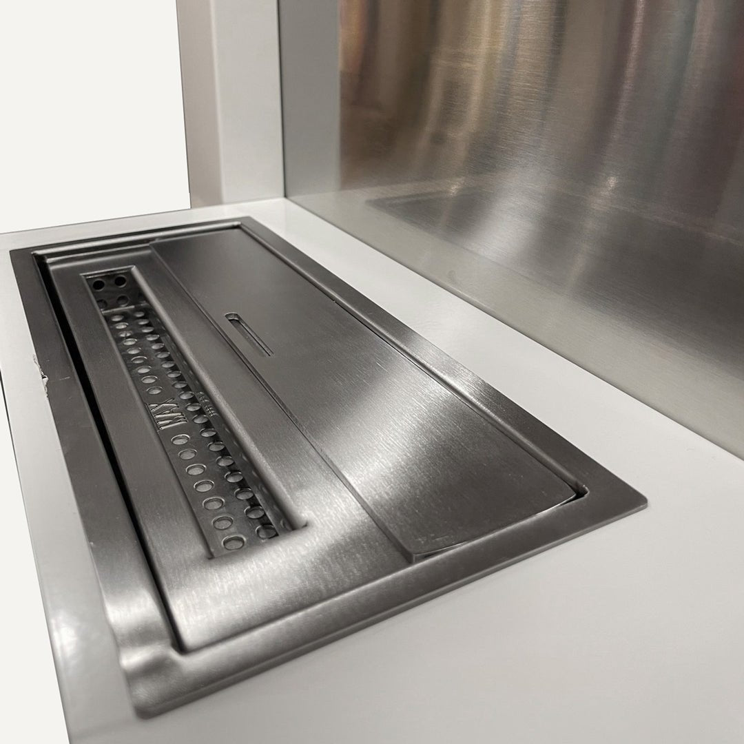 Camino a bioetanolo da parete VIENNA Bianco 5